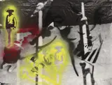 Sigmar Polke, Fernsehbild (Kicker) II (Television picture (Kicker) II)