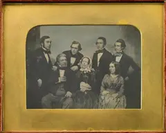 Richard Beard, UNTITLED (PORTRAIT OF A FAMILIY), Daguerreotype lightly hand-tinted