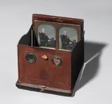 William Edward Kilburn, UNTITLED (PORTRAIT OF A MAN), Stereo daguerreotype hand-tinted. Each image