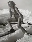 Martin Munkácsi, LENI RIEFENSTAHL, Posthumous gelatin silver print, printed