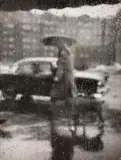 Sabine Weiss, RAIN, PARIS, Vintage gelatin silver print on Agfa-Brovira Papier