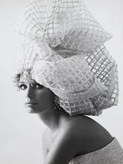 GLORIA, SILBERTURBAN by Charlotte March, Vintage gelatin silver print, sold Dec 2010