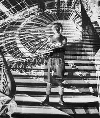 Otto Steinert, GRAND PALAIS 2, Vintage ferrotyped gelatin silver print