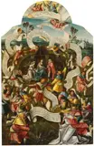 South Netherlandish School circa 1520, NATIVITY, Oil on panel