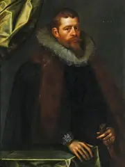 Geldorp Gortzius, PORTRAIT OF A MAN PORTRAIT OF A LADY, Oil on panel