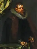 Geldorp Gortzius, PORTRAIT OF A MAN PORTRAIT OF A LADY, Oil on panel