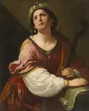 attributed to Giovanni Andrea Sirani, SAINT CECIIA, Oil on canvas