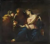 THE THREE MARIE by Italian School late 17th century, Oil on canvas (relined), sold Nov 2010