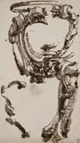 Italian School 17th century, STUDY FOR A ROCAILLE