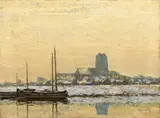 Max Clarenbach, WINTERLANDSCAPE NEAR DORDRECHT