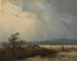 Johannes Franciscus Hoppenbrouwers, MEADOW, Oil on panel