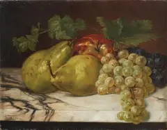 Franz Molitor, FRUIT STILL LIFE, Oil on canvas