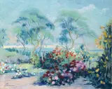 Maria Slavona, THE PROSPERING GARDEN, Oil on canvas