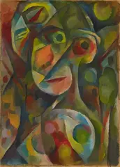 Proud by Curt Ehrhardt, Oil on cardboard, sold Jun 2010