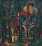 Josef Eberz, Chiostro San Francesco, Assisi
