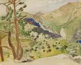 Erich Heckel, Tal bei Baden (Valley near Baden)