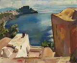 Otto Herbig, Bucht von Procida (Bay of Procida), Oil on canvas