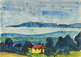 Karl Schmidt-Rottluff, Blaue Bucht (Blue Bay)