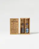 Evervess II 1 by Joseph Beuys, 2 Soda bottles, one among them partially collaged with felt, height each 24 cm, in printed wooden box, sold Jun 2010