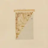 Joseph Beuys, From: Düsseldorf Art Scene (Hasenblut), Plastic bag with rabbit blood, stamped, with plaster on brownish cardboard