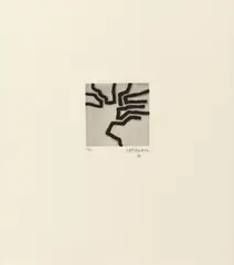Ikara by Eduardo Chillida, Etching on chamois wove cardboard, sold Jun 2010