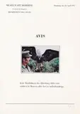 Marcel Broodthaers, Six Lettres ouvertes (Avis)