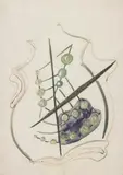 Sigmar Polke, Untitled, Gouache and silver colour on paper