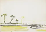Sigmar Polke, Untitled, Watercolour, ink, pencil and silver colour on paper