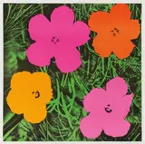 Andy Warhol, Flowers, 1964, Offset Color Lithograph "Flowers" 1964