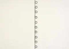 Untitled by Dan Flavin, 3-part work: each original lithograph in black resp. white on white resp. black BFK-Rives cardboard each, sold Jun 2010