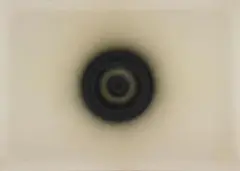 Otto Piene, Untitled, Oil, traces of fire and soot on canvas