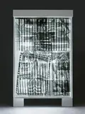 Robert Rauschenberg, Sling-shots Lit # 8 (Black State)
