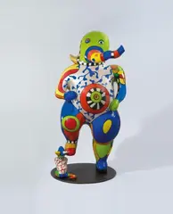 Niki de Saint Phalle, Ganesha, Sculpture of polyester resin and lacquer ca