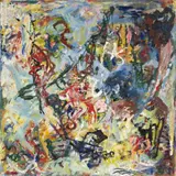 Bernard Schultze, Komposition Rinnsale Sommerlich (Composition runnels summerly)