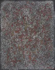 Untitled by Mark Tobey, Tempera on black cardboard, sold Jun 2010