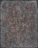 Mark Tobey, Untitled, Tempera on black cardboard