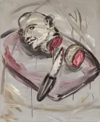 Rosemarie Trockel, Untitled, Oil on canvas