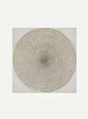 Günther Uecker, Spirale (Spiral), Nails and dispersion on canvas on wood