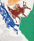 Captain Beefheart, The shiny beast of thought, Oil on canvas