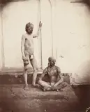Shepherd & Robertson, UDÂSEES (FAKEERS). AN INDIAN CARRIAGE + PAIR. RAJPOOTS, 3 albumen prints