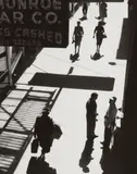 Lotte Laska, CHICAGO, WABASH-AVENUE, Vintage ferrotyped gelatin silver print