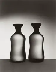 Willi Moegle, PHARMACIST'S BOTTLES, Ferrotyped gelatin silver print, printed 1980s