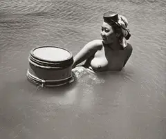 UNTITLED (DIVER) by Yoshiyuki Iwase, Vintage gelatin silver print, sold Jun 2010