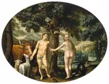 THE ORIGINAL SIN by South German School, early 17th century, Oil on panel, sold May 2010