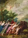 zugeschrieben Frans Wouters, DER RAUB DER PROSERPINA, Öl auf Kupfer