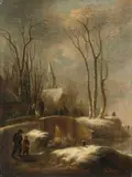 Klaes (Nicolaes) Molenaer, WINTERLANDSCAPE