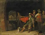 Anthonie Palamedesz., INTERIOR WITH SOLDIERS