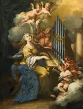 Michele Rocca, called Il Parmigianino, attributed to, SAINT CECILIA, Oil on canvas