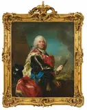 PORTRAIT OF LANDGRAVE WILHELM VIII. VON HESSEN-KASSEL by Johann Heinrich Tischbein the Elder, Oil on canvas (relined), sold May 2010