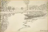 Max Clarenbach, RIVER IN THE WINTER